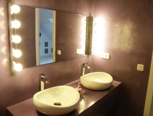 Reforma de Baño en Buhardilla con microcemento. Arquitectos Decoración Madrid