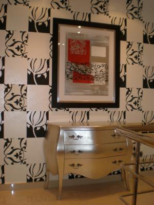Papel cuadros negros y blancos