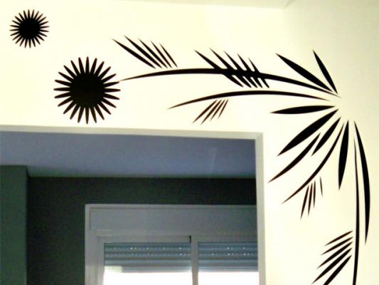 Vinilo sobre arco puerta