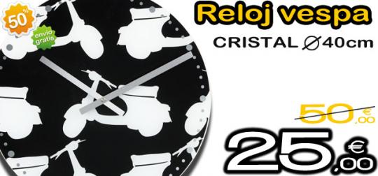 Reloj vespas con un 50% de descuento