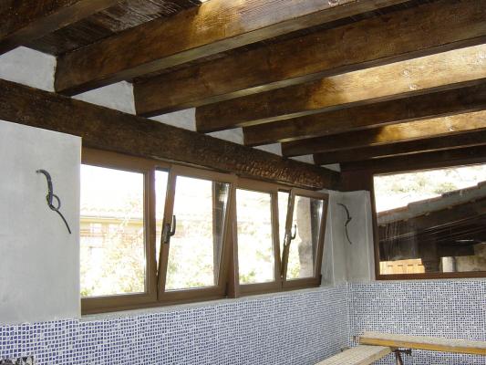 Forjado imitación madera