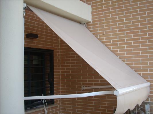 toldo de punto recto