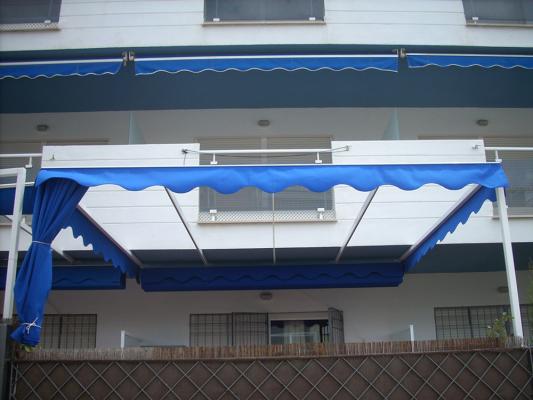 toldo plano estructura 50x50