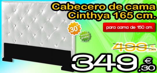 Cabecero de cama Cinthia 165cm