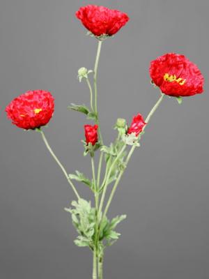 Amapolas artificiales economicas. AMAPOLA ARTIFICIAL X 5 FLORES oasisdecor.com