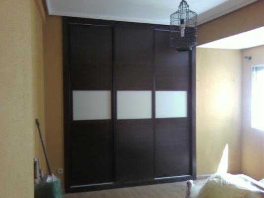 frente  en wengue y cristal lacado