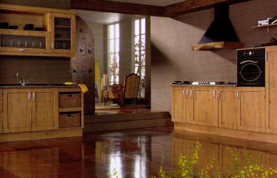 COCINA DE DISEÑO RUSTICO