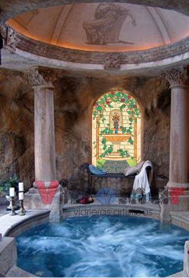 Vidriera spa romano