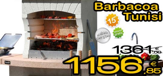 Barbacoa tunisi acabado cristal