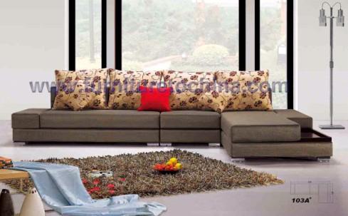 moderno sofá seccional, ocio muebles FS-103