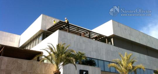 estructura para pergola