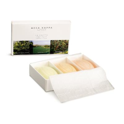 Jabones Acca Kappa. Gift pack de 3 jabones
