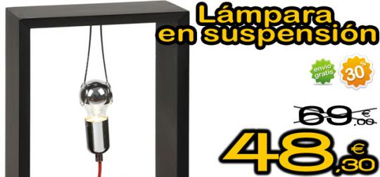 Lámpara de sobremesa en suspensión de la marca fisura