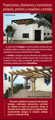 Pergolas de palo redondo Navarrolivier