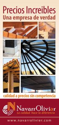 estructura de vigas de madera