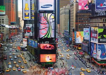 Lámina Decorativa Times Square