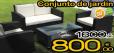 Conjunto de jardín al 50% de descuento