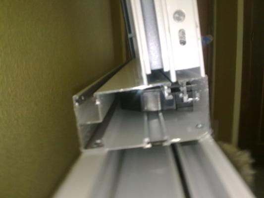 Carpintería de aluminio RPT 54 lacado blanco