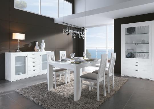 Comedor en color blanco