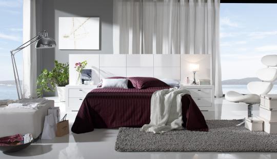 Dormitorio en color blanco