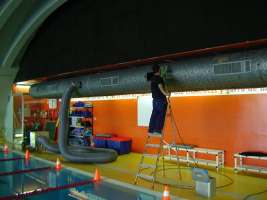 Limpieza conductos aire acondicionado