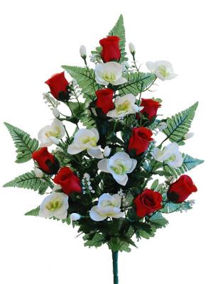 Ramos cementerio artificiales. Ramo capullos y orquideas artificiales oasisdecor.com