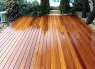 Terraza de madera de Cumarú