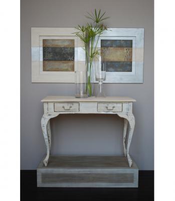 Cuadros Banda Beige y Gris