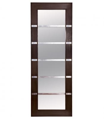 Espejo madera y plata