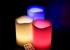 Velas de led con mando a distancia
