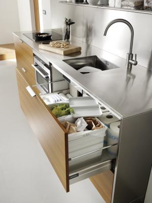 Ariane con encimera inox