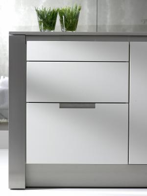 Detalle enmarque inox 