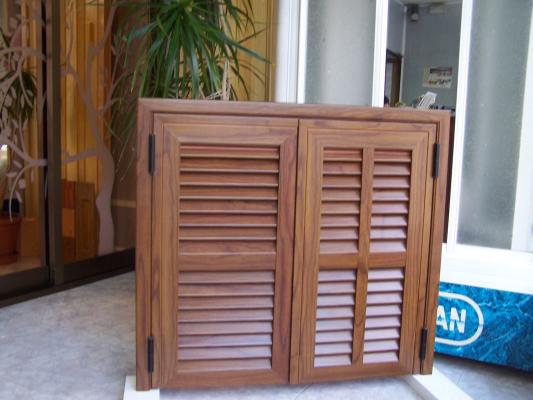 persiana imitación madera