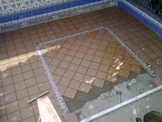 Solado de terraza exterior