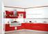 Laminado Rojo con encimera Silestone