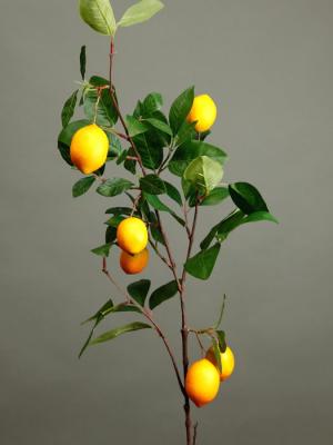 Limones artificiales. Rama limonero con limones artificiales oasisdecor.com