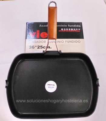 placa grill lisa rectangular