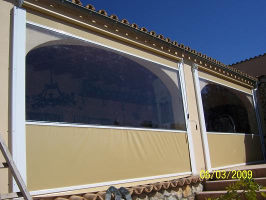 Paravientos con barras intermedias