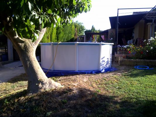 INSTALACION OISCINA DE ACERO DESMONTABLE