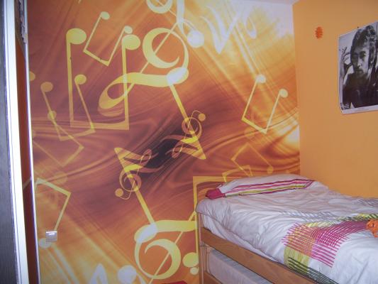 Mural de vinilo, notas.