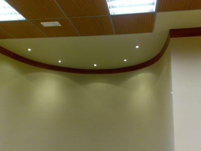 techo y pared curvo pladur y madera