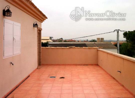 Terraza de atico antes de realizar cerramiento