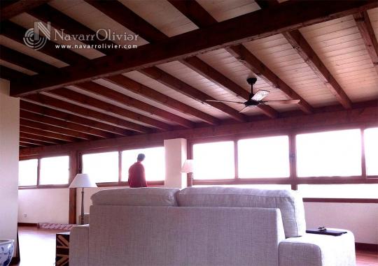 Cerramiento en atico con ailslacion de panel thermochip