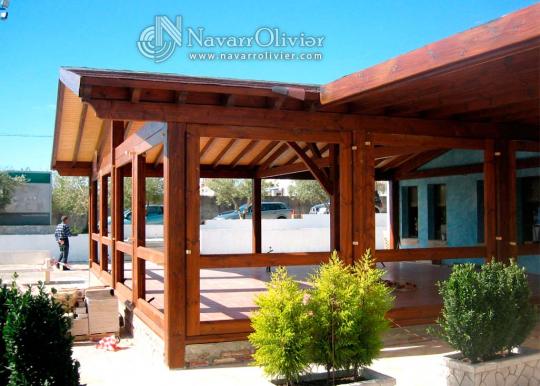 Construccion de cerramiento. Restaurante el almejero Garrucha
