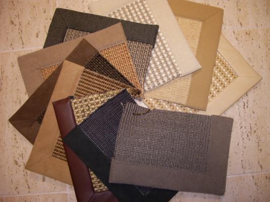 moquetas y alfombras de sisal y lana (fibras naturales)