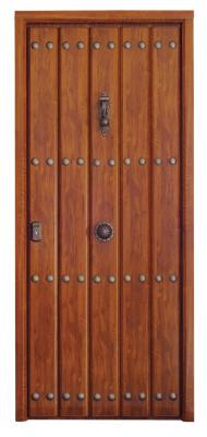 Puerta acero imitacion madera mod. Alcazar