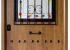 Puerta imitacion madera mod. Triana con ventana