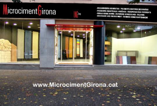 Microcemento microciment girona showroom