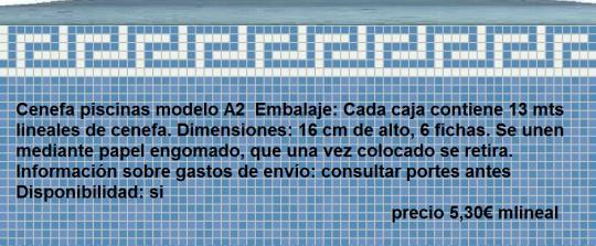 venta directa cenefa gresite