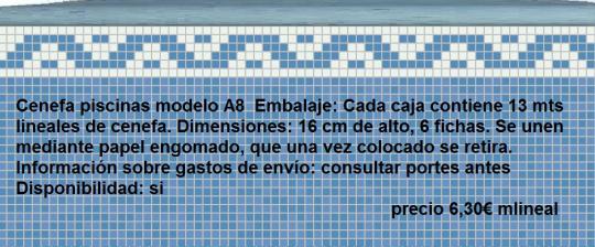 venta directa cenefa gresite